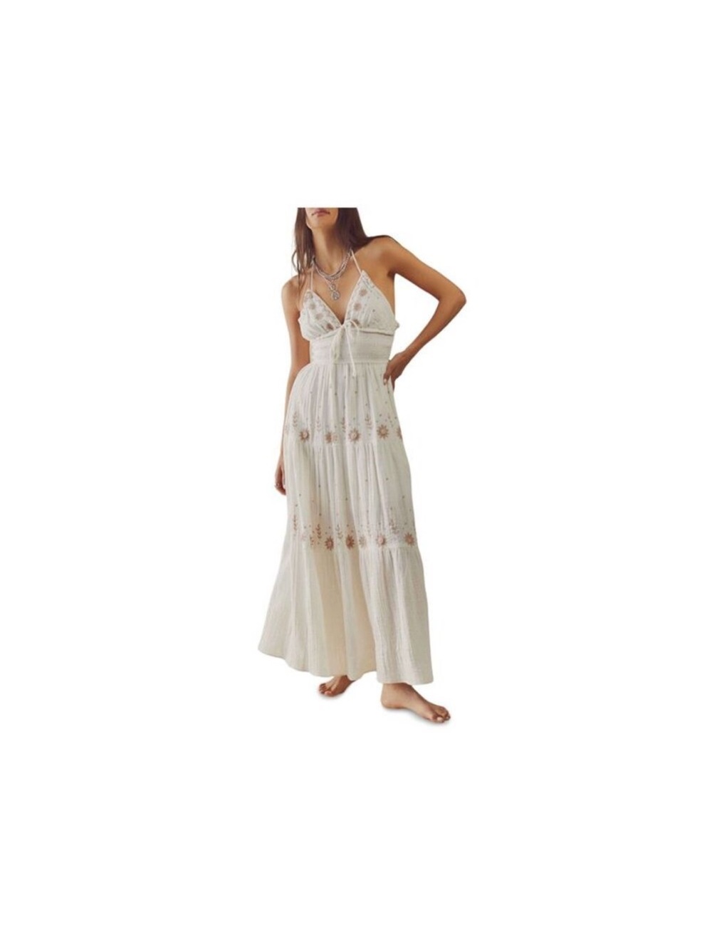 Free People Real Love Embroidered Maxi Dress - Picture 4 of 8